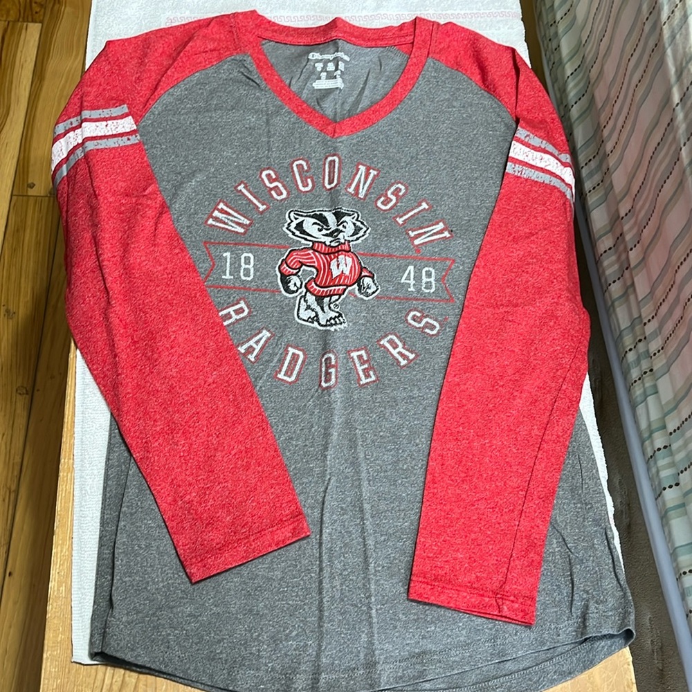 Wisconsin Badger Long Sleeve Tee